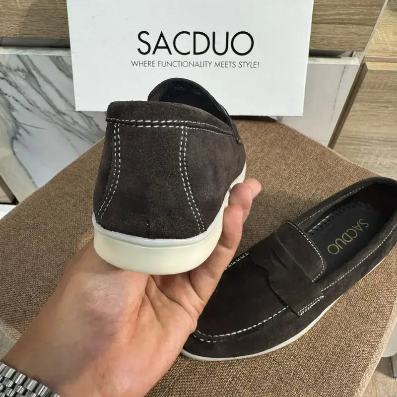 Mocassins Femme en Daim Véritable - Élégance & Confort au Quotidien