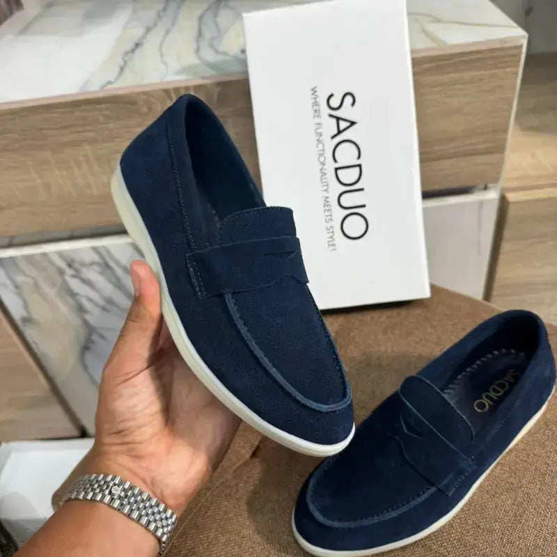Mocassins Femme en Daim Véritable - Élégance & Confort au Quotidien