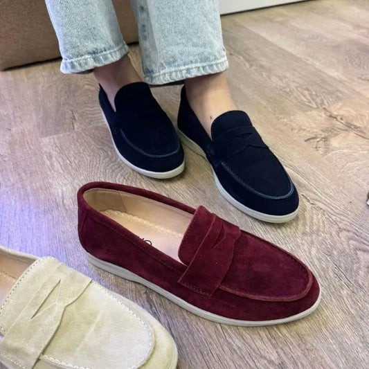 Elina : Mocassin en cuir pour femme