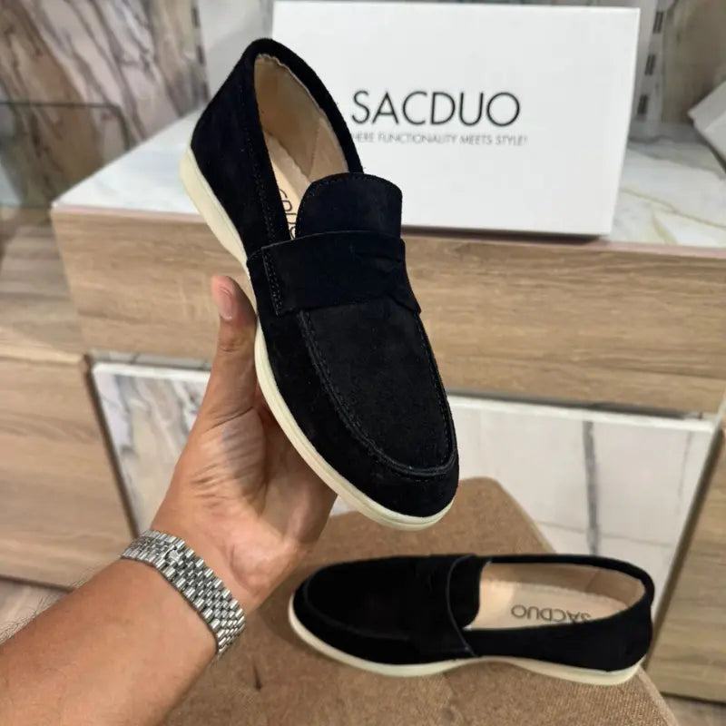 Mocassins Femme en Daim Véritable - Élégance & Confort au Quotidien