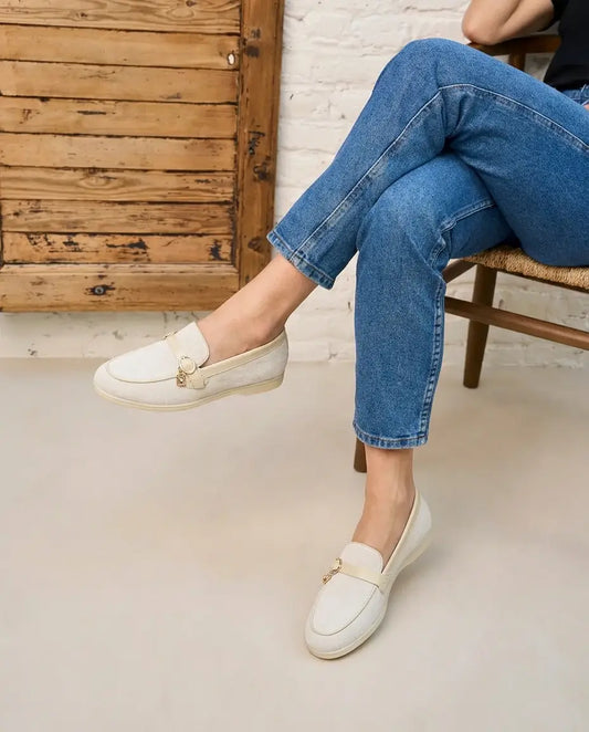 Layla : Nouvelle collection- mocassin femme en cuir