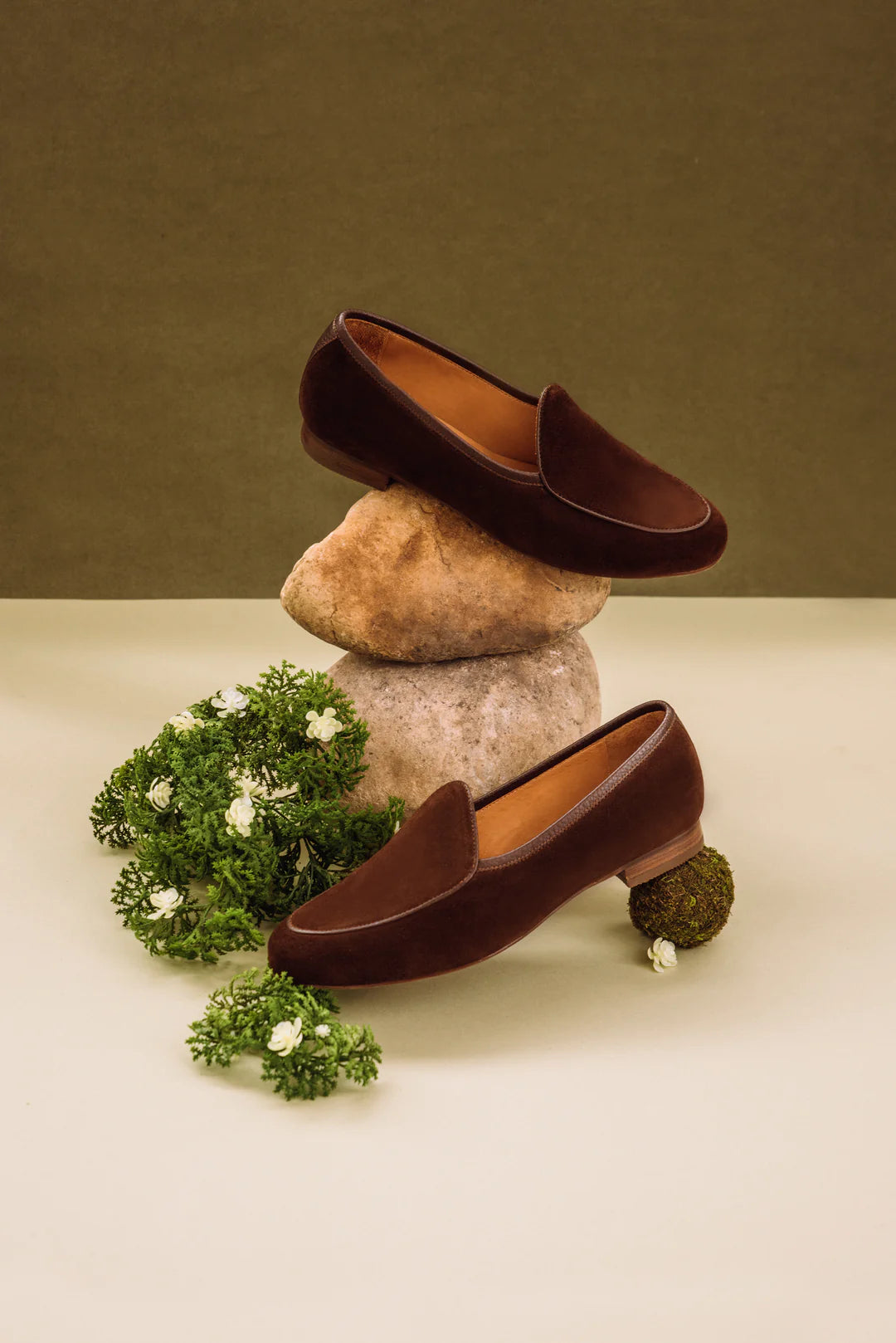 Mila : Mocassin en Daim pour Femme