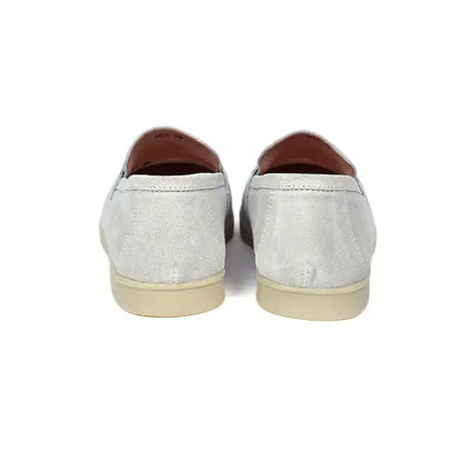 Mocassins Femme en Daim Véritable - Camel