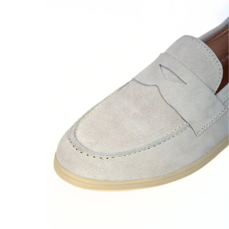 Mocassins Femme en Daim Véritable - Camel