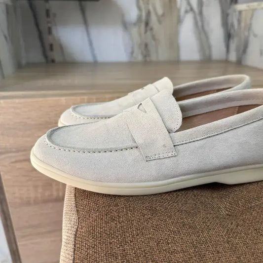 Mocassins Femme en Daim Véritable - Élégance & Confort au Quotidien