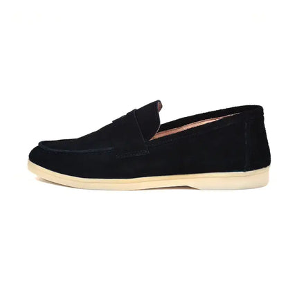 Mocassins Femme en Daim Véritable - Camel