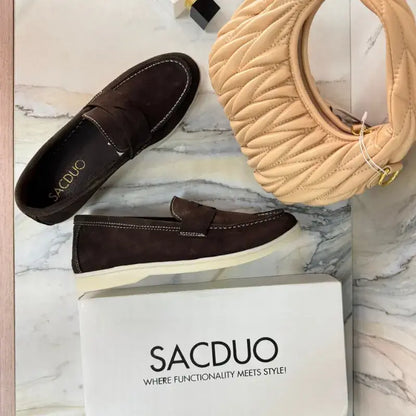 Mocassins Femme en Daim Véritable - Élégance & Confort au Quotidien