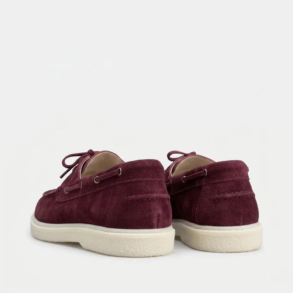 Caroline : Nouvelle collection- mocassin femme en Daim Véritable