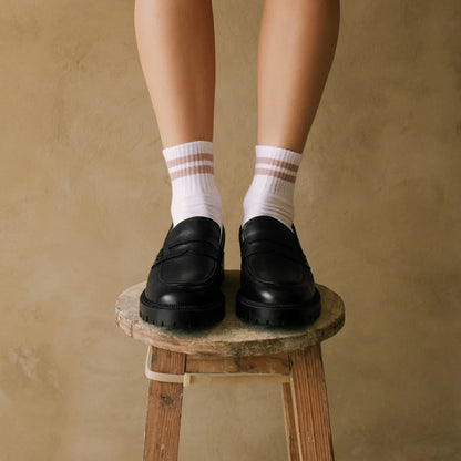 Emma: Mocassin en Cuir pour Femme