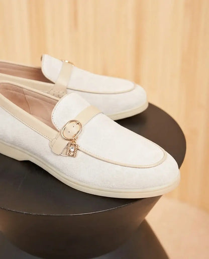 Layla : Nouvelle collection- mocassin femme en cuir
