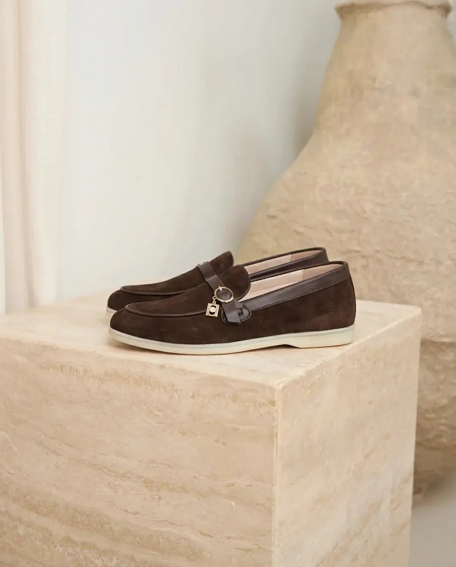 Layla : Nouvelle collection- mocassin femme en cuir