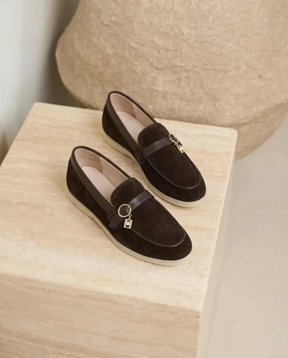 Layla : Nouvelle collection- mocassin femme en cuir