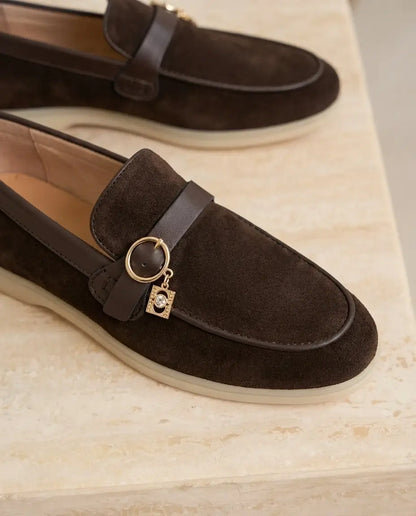Layla : Nouvelle collection- mocassin femme en cuir