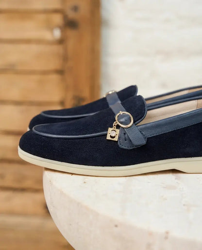 Layla : Nouvelle collection- mocassin femme en cuir