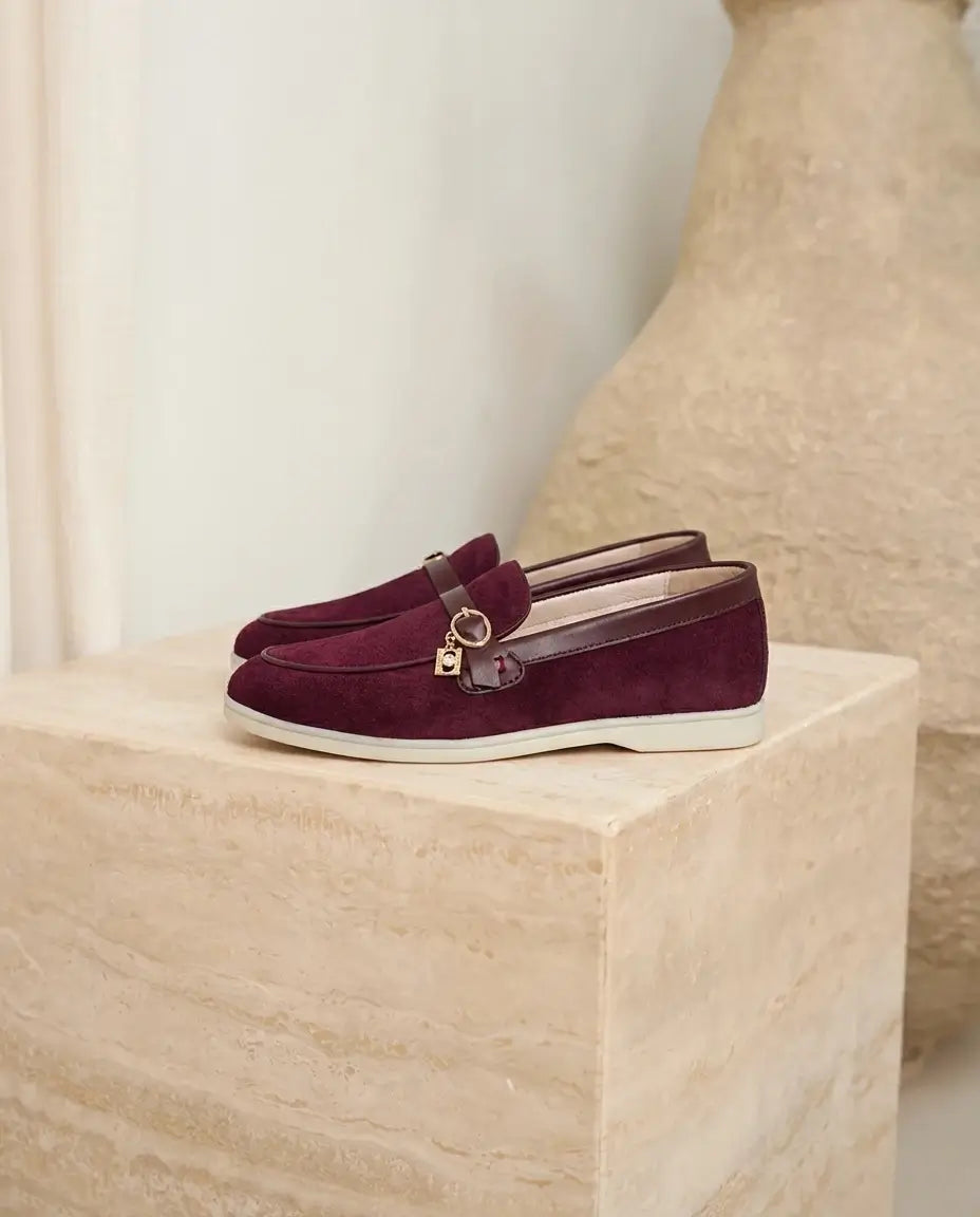 Layla : Nouvelle collection- mocassin femme en cuir