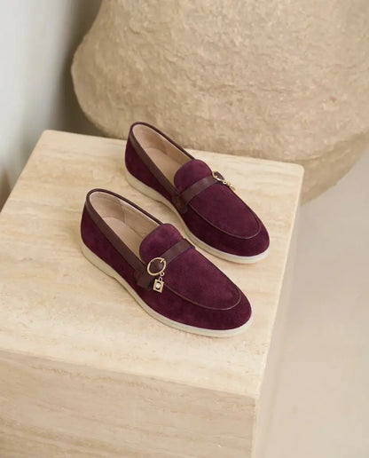 Layla : Nouvelle collection- mocassin femme en cuir