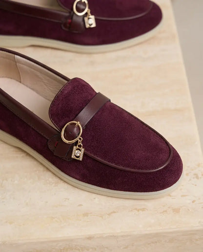 Layla : Nouvelle collection- mocassin femme en cuir