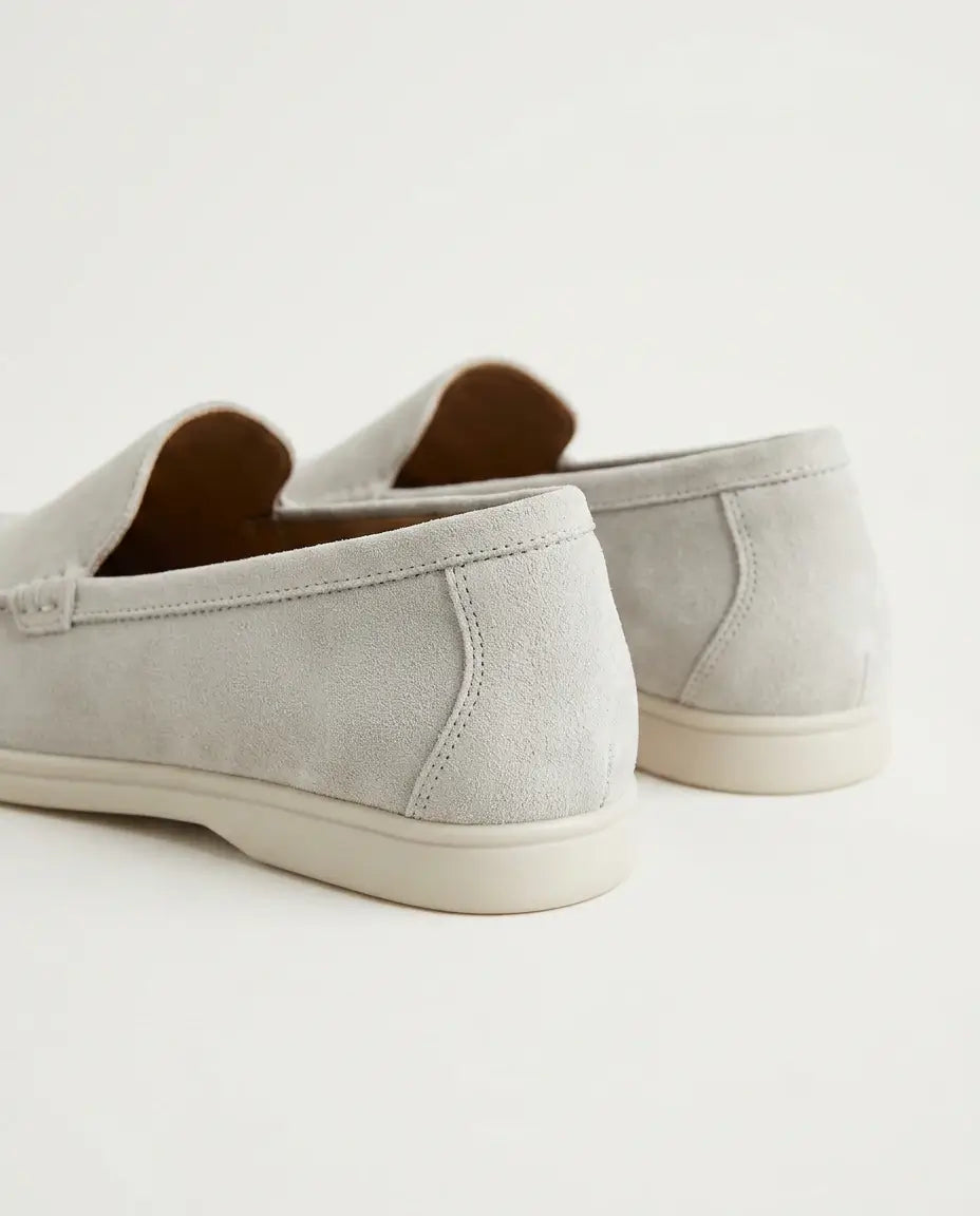 Elina : Mocassin en Daim Véritable pour femme