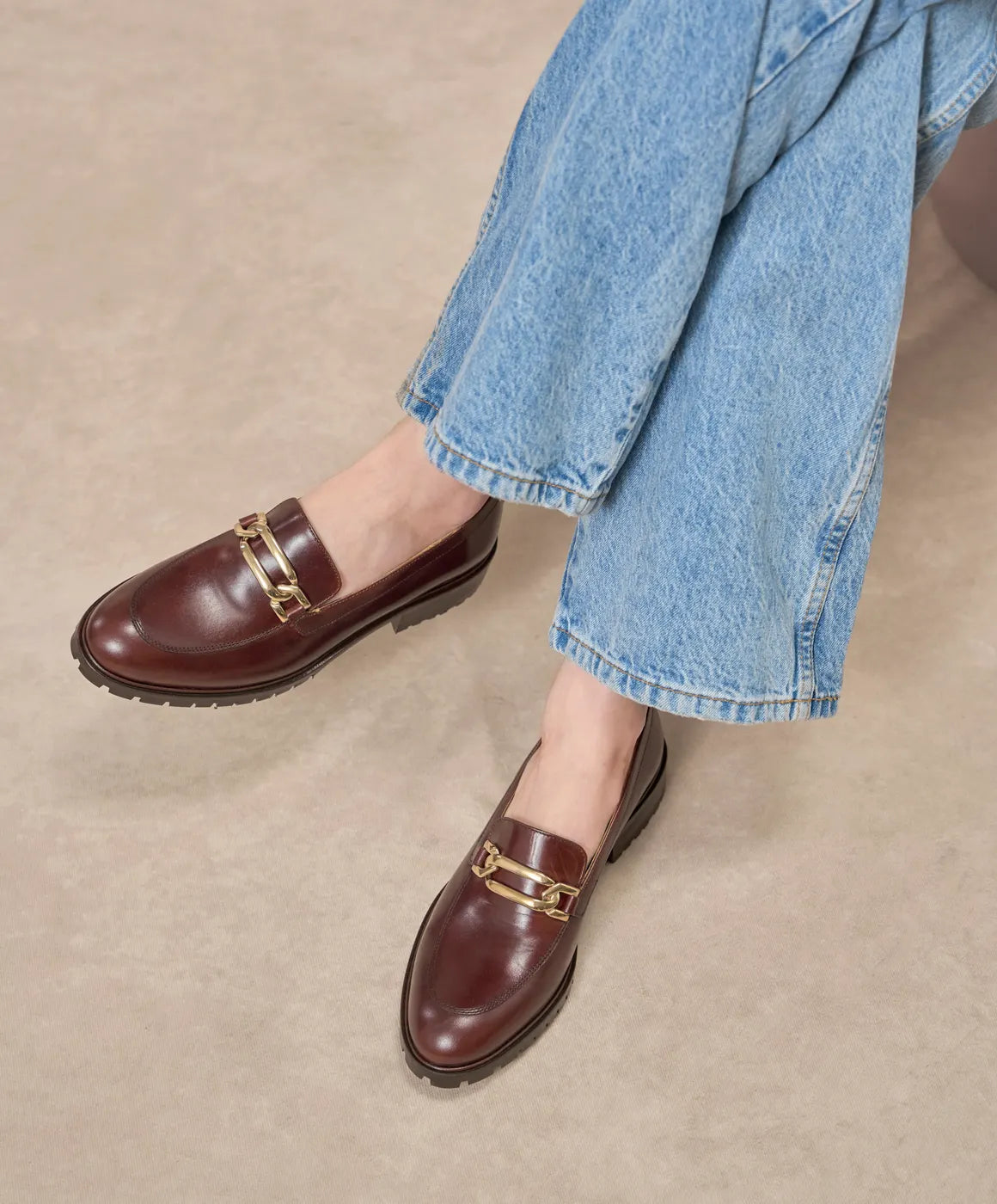 Elena : Mocassin Femme en Cuir Véritable  – La Femme Confiante