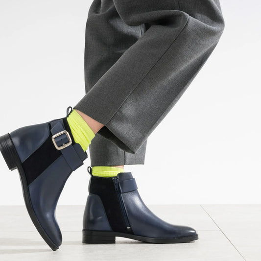 Neavy : Bottine Femme en Cuir Véritable  – Luxe et Confort