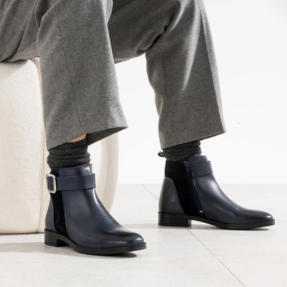 Neavy : Bottine Femme en Cuir Véritable  – Luxe et Confort