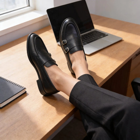 Clara : Mocassin Femme en Cuir Véritable  – Confort et Élégance