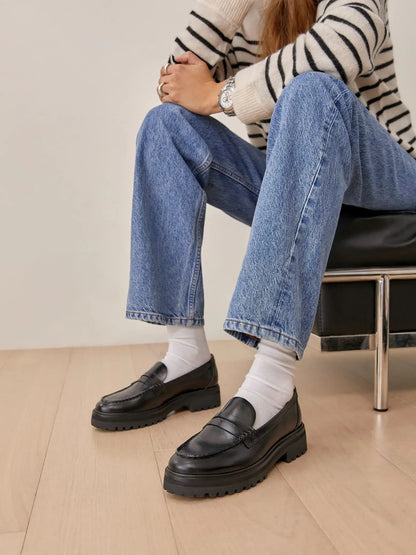 Mocassin en Cuir pour Femme - Élégance, Luxe et Confort