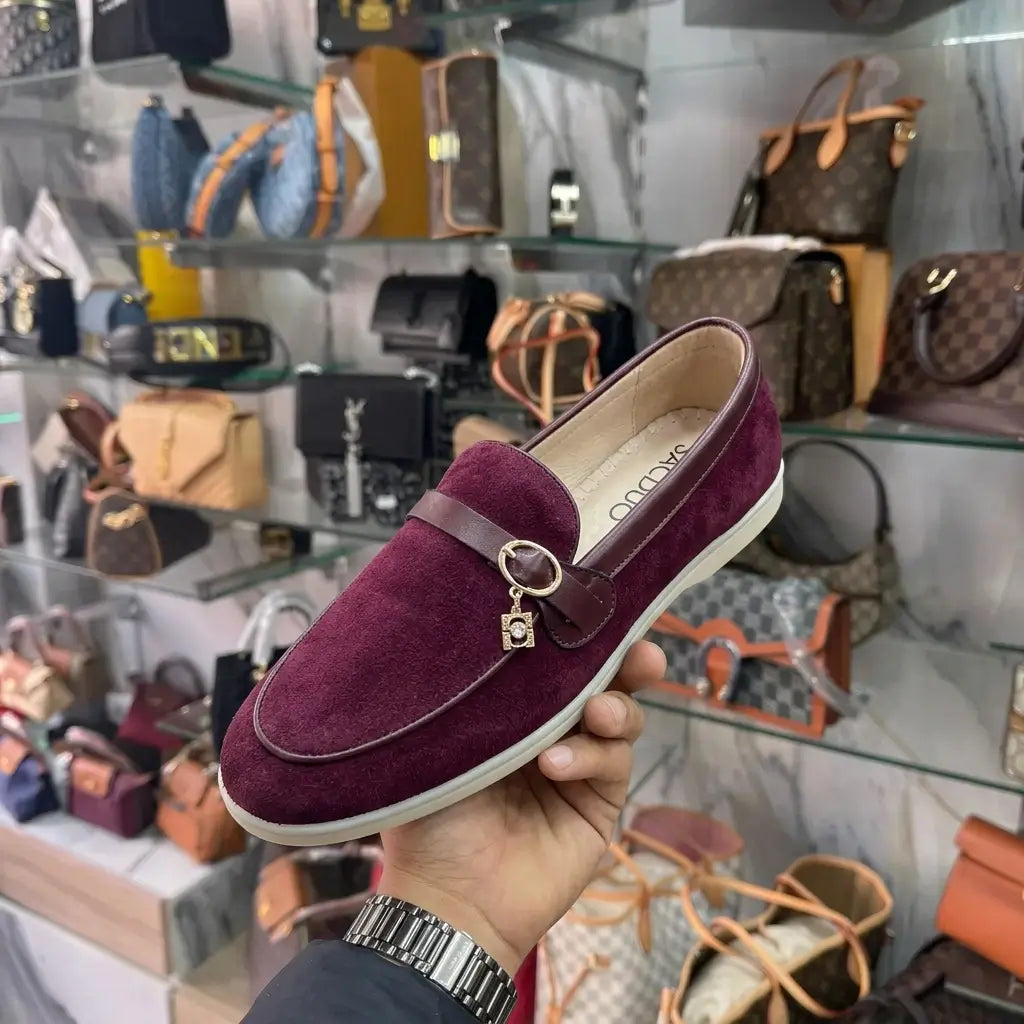 Layla : Nouvelle collection- mocassin femme en cuir